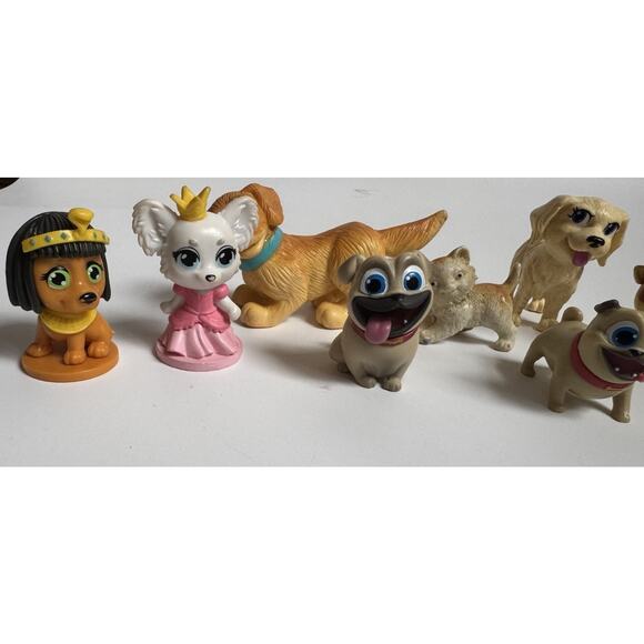 Lot Of 10 Mixed Disney Jr Puppy Dog Pals Deluxe Friends Figure Play Set - Picture 2 of 4